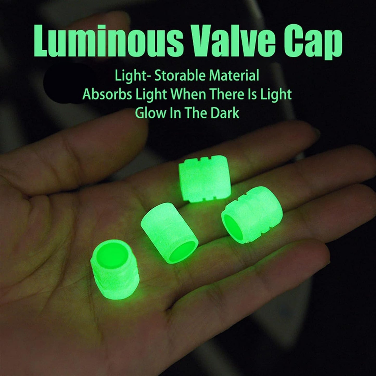 Car Luminous Tire Valve Cap(4 pcs set)