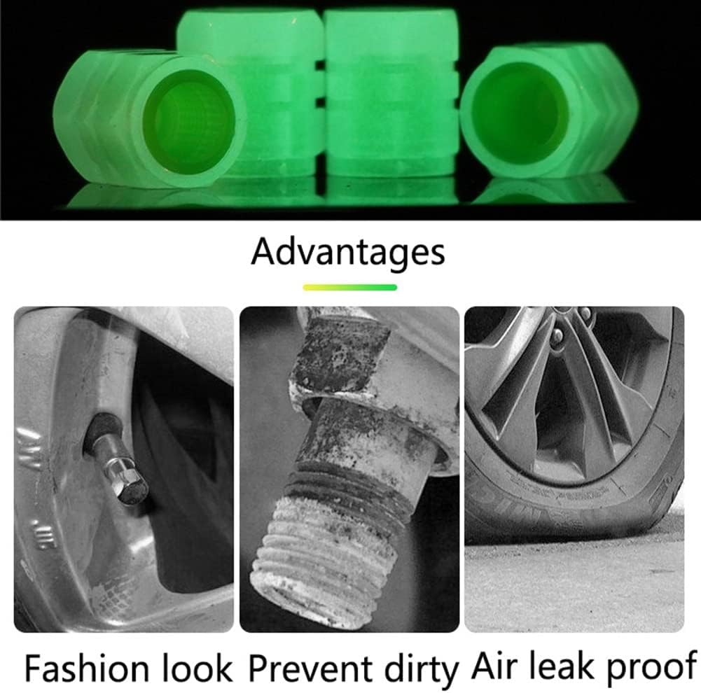 Car Luminous Tire Valve Cap(4 pcs set)