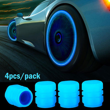 Car Luminous Tire Valve Cap(4 pcs set)