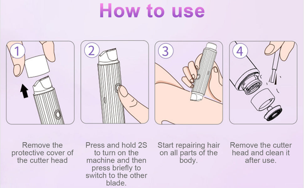 Double Head Electric Shaver