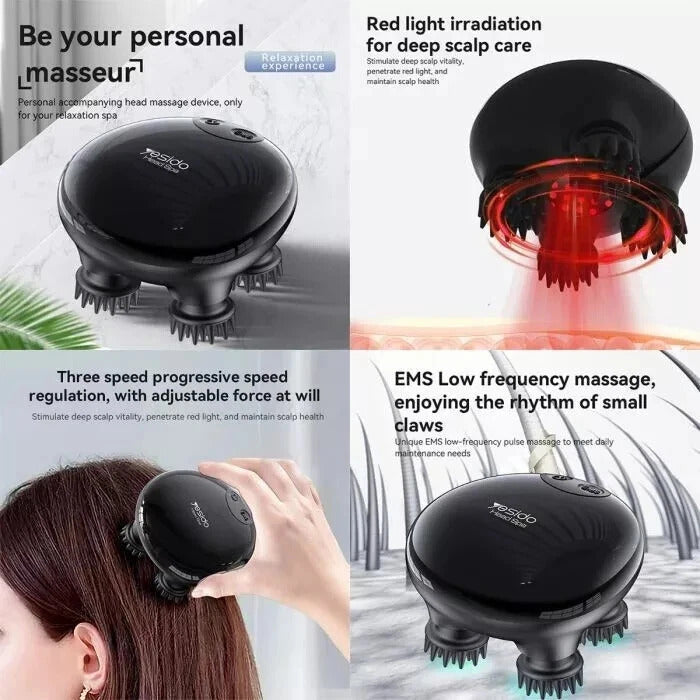 Functional Rechargeable Head Massager