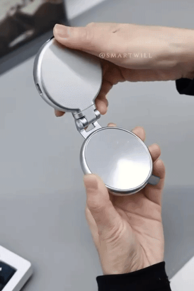 Magnetic Selfie Ring Light with Mirror